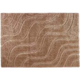 Origins Soft Carved Wave Beige and Cream Rug 160 x 230cm - Size: 160 x 230 x 4cm - Wilko - thumbnail 1
