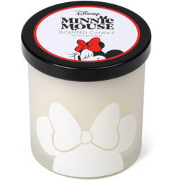 Disney Minnie Mouse White Jasmine Scented Candle 213g - Size: 7.3 x 7.2 x 6.9cm - White and Grey - Wilko - thumbnail 3