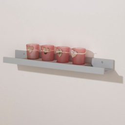 Core Products Dura 48cm Light Grey Display Shelf - Size: 10 x 48 x 5cm - Wilko - thumbnail 3