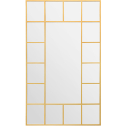The Fenestra Gold Window Metal Leaner Wall Mirror 200 x 120cm - MirrorOutlet - Wilko - thumbnail 1