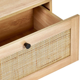 Julian Bowen Padstow 2 Drawer Oak Coffee Table - Size: 70 x 120 x 42cm - Wood - Wilko - thumbnail 6