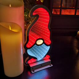 Samuel Alexander Infinity Light Up Gonk Christmas Decoration 30cm - Size: 30 x 16 x 16cm - Red - Wilko - thumbnail 5