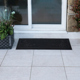 JVL Foliage Rubber Patio Scraper Doormat 45 x 120cm - JVL Homewares - Wilko - thumbnail 3