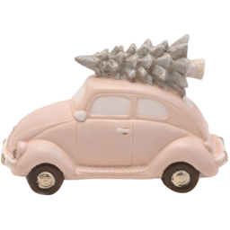 The Seasonal Gift Co. Pink Car and Christmas Tree Decoration with Light - Size: 8 x 11.5 x 5.5cm - Wilko - thumbnail 4