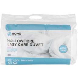 My Home Single White 4.5 Tog Duvet - Wilko