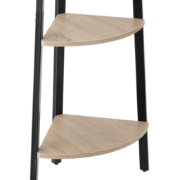 tectake Newbridge 4 Shelf Oak Sonoma Corner Shelving Unit - Brown - Wilko - thumbnail 6