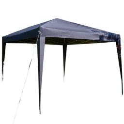 Home Source 3 x 3m Black Easy Up Garden Outdoor Gazebo - Size: 260 x 295 x 295cm - Wilko - thumbnail 3