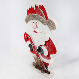 Shatchi Red Santa Tabletop Figures - White - Wilko - thumbnail 4
