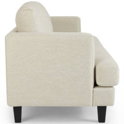 Home Detail Dale 3 Seater Beige Linen Sofa - Cream - Wilko - thumbnail 5