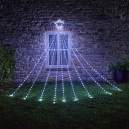 Samuel Alexander Cool White LED Shooting Christmas Star Light 3m - Size: 300 x 30 x 30cm - Wilko