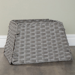 Samuel Alexander Grey Foldable Rattan Christmas Tree Skirt 47cm - Size: 30 x 47 x 46cm - Wilko - thumbnail 6