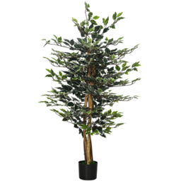 Portland Ficus Tree Artificial Plant In Pot 4.2ft - Size: 4ft - Multi - Wilko - thumbnail 3