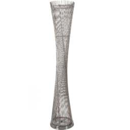 Spiral 120 LED Colour Changing Silver Floor Lamp - Wilko