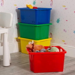 Wham 30L Mixed Stackable Storage Box 4 Pack - Multi - Wilko - thumbnail 3
