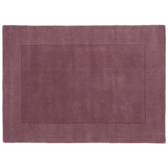 Esselle Home Esme Mauve Wool Rug 120 x 170cm - Brown - Wilko - image 1
