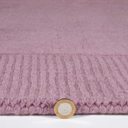 Esselle Home Esme Mauve Wool Rug 120 x 170cm - Brown - Wilko - thumbnail 5