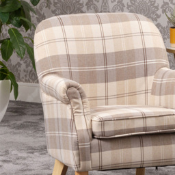 Artemis Home Candia Beige Armchair - Size: Single - Cream - Wilko - thumbnail 3