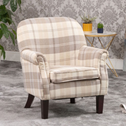 Artemis Home Candia Beige Armchair - Size: Single - Cream - Wilko - thumbnail 4