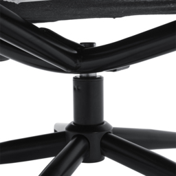 Living and Home Black Faux Leather Swivel Armchair with Footstool - Size: Single - Wilko - thumbnail 7