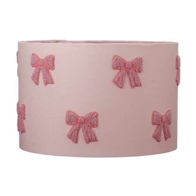 Embroidered Bow Shade - Pink - Wilko - image 1