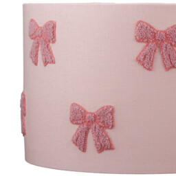 Embroidered Bow Shade - Pink - Wilko - thumbnail 5