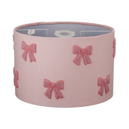Embroidered Bow Shade - Pink - Wilko - thumbnail 4