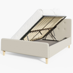 GFW Ashbourne King Size Natural Ottoman Bed - Cream - Wilko - thumbnail 7