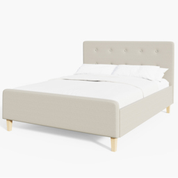 GFW Ashbourne King Size Natural Ottoman Bed - Cream - Wilko - thumbnail 6