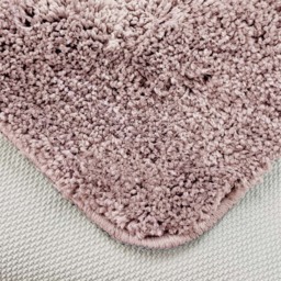 Velosso Linear Blush Bath Mat Set - Size: 50 x 80 x 1cm - Pink - Wilko - thumbnail 4