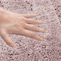 Velosso Linear Blush Bath Mat Set - Size: 50 x 80 x 1cm - Pink - Wilko - thumbnail 5