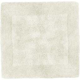 Allure Bath Fashions Elegance Cream Reversible Square Bath Mat 55 x 55cm - Size: 53 x 55cm - Wilko