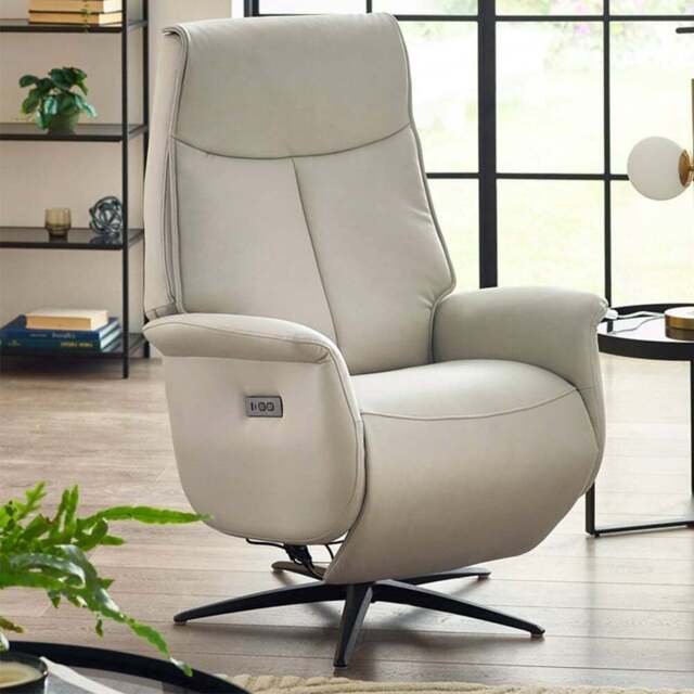 Julian Bowen Sofia Grey Dual Recliner Chair - Size: Single - Wilko - image 1