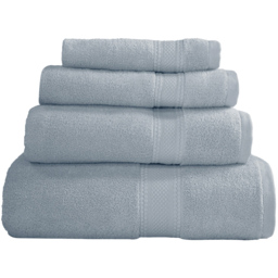 Divante Deluxe Cotton Azure Blue Bath Towel - Wilko - thumbnail 1