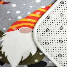 Noel Square Multicolour Singing Gonks Xmas Bath Set 2 Piece - Size: 50 x 80 x 1cm - Wilko - thumbnail 4