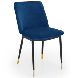 Julian Bowen Palermo Delaunay 2 Seater Round Dining Set White and Blue - Wilko - thumbnail 5