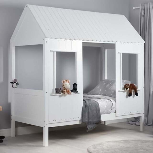 Treehouse Single White Bed - Birlea - Wilko - image 1