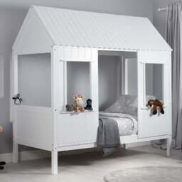Treehouse Single White Bed - Birlea - Wilko
