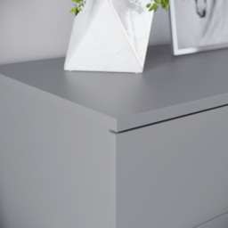 Vida Designs Riano 5 Drawer Grey Chest of Drawers with Metal Handles - Wilko - thumbnail 4