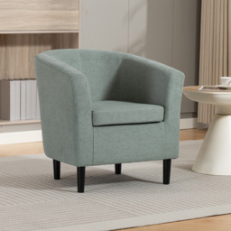 Artemis Home Beulah Duck Egg Fabric Accent Chair - Size: Single - Wilko - thumbnail 5