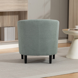 Artemis Home Beulah Duck Egg Fabric Accent Chair - Size: Single - Wilko - thumbnail 7