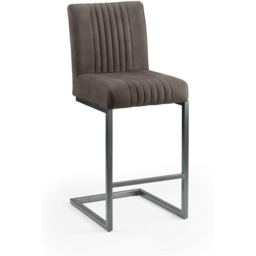 Julian Bowen Brooklyn Charcoal Grey Bar Stool Set of 2 - Wilko - thumbnail 4