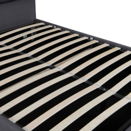 OAT Home Chester King Size Charcoal Grey Ottoman Bed - Wilko - thumbnail 7