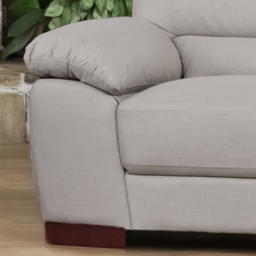 Westbrook 3 Seater Smoke Textured Fabric Sofa - Grey - Artemis Home - Wilko - thumbnail 4