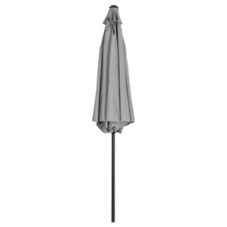 Living and Home Light Grey Round Crank and Tilt Parasol with Round Base 3m - Wilko - thumbnail 6