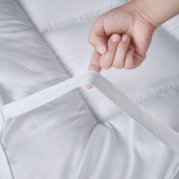 Ezysleep Double Super Soft Thick Mattress Topper - White - Wilko - thumbnail 6
