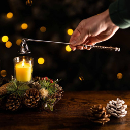 Marco Paul Metal Candle Snuffer 25cm - Size: 30 x 30 x 10cm - Grey - Wilko - thumbnail 4