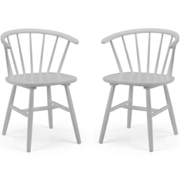 Julian Bowen Modena Set of 2 Grey Dining Chair - Wilko - thumbnail 3