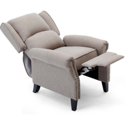 Furniture Online Charlotte Pumice Modern Pushback Recliner Chair - Size: 103 x 75 x 83cm - Wilko - thumbnail 4