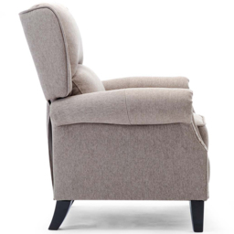 Furniture Online Charlotte Pumice Modern Pushback Recliner Chair - Size: 103 x 75 x 83cm - Wilko - thumbnail 5