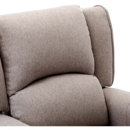 Furniture Online Charlotte Pumice Modern Pushback Recliner Chair - Size: 103 x 75 x 83cm - Wilko - thumbnail 6